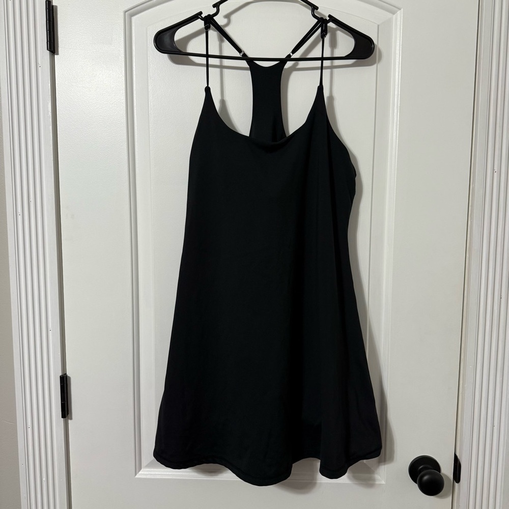 Z By Zella Black Active Dress Women’s Size Large Built In Bra And Shorts